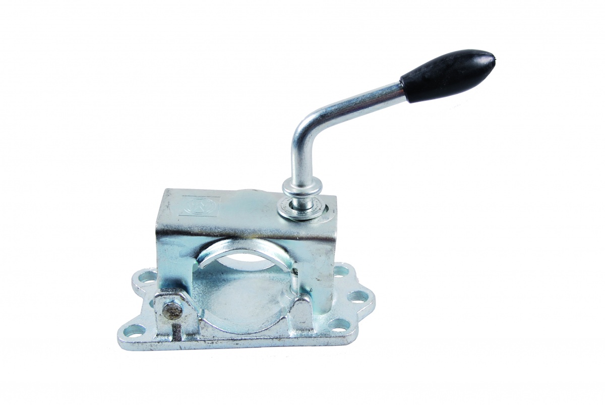 Klemmhalter, für Stützrad/Stütze Ø 48 mm, mit Knebelschraube M12