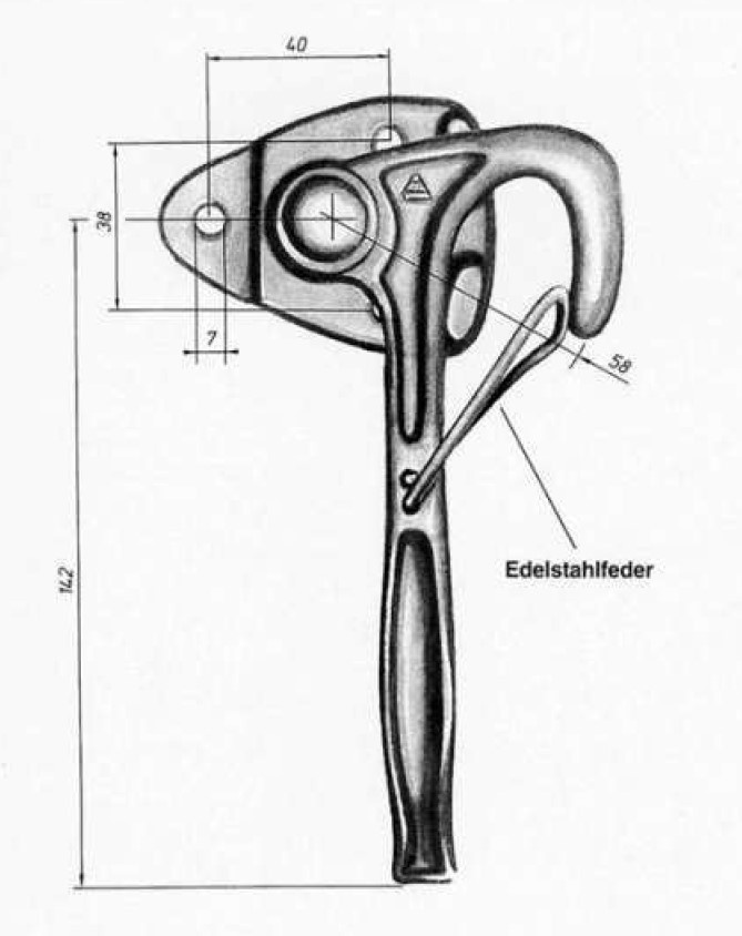 Winkelhebelverschluss links