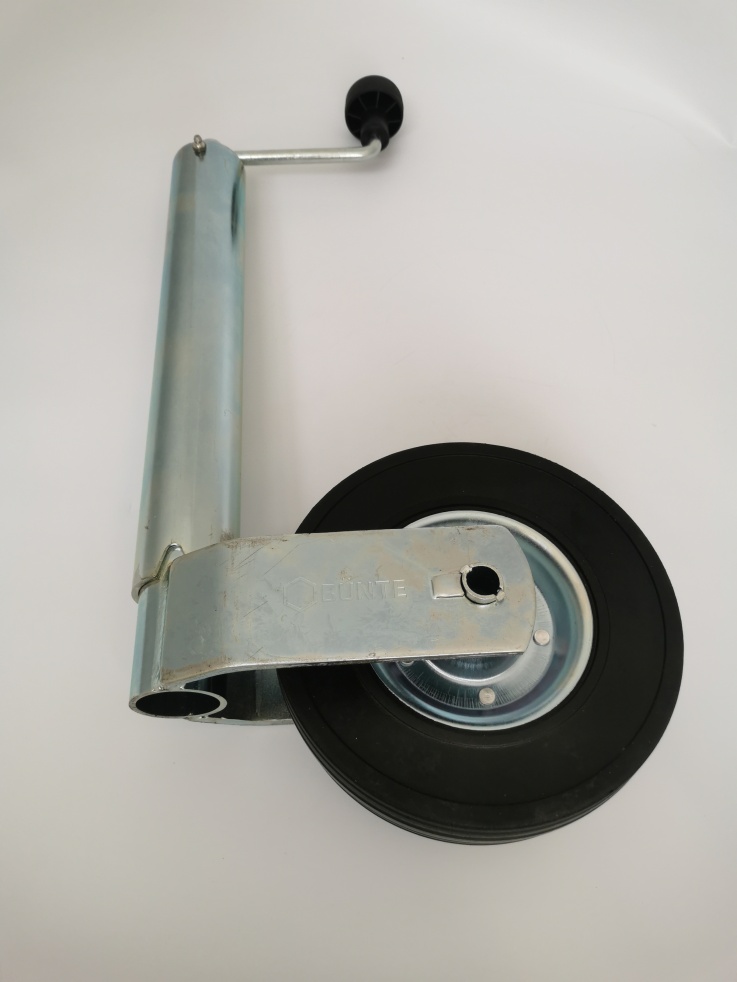 Stützrad, Ø 60 mm, 220 x 65 mm Vollgummirad auf Stahlfelge