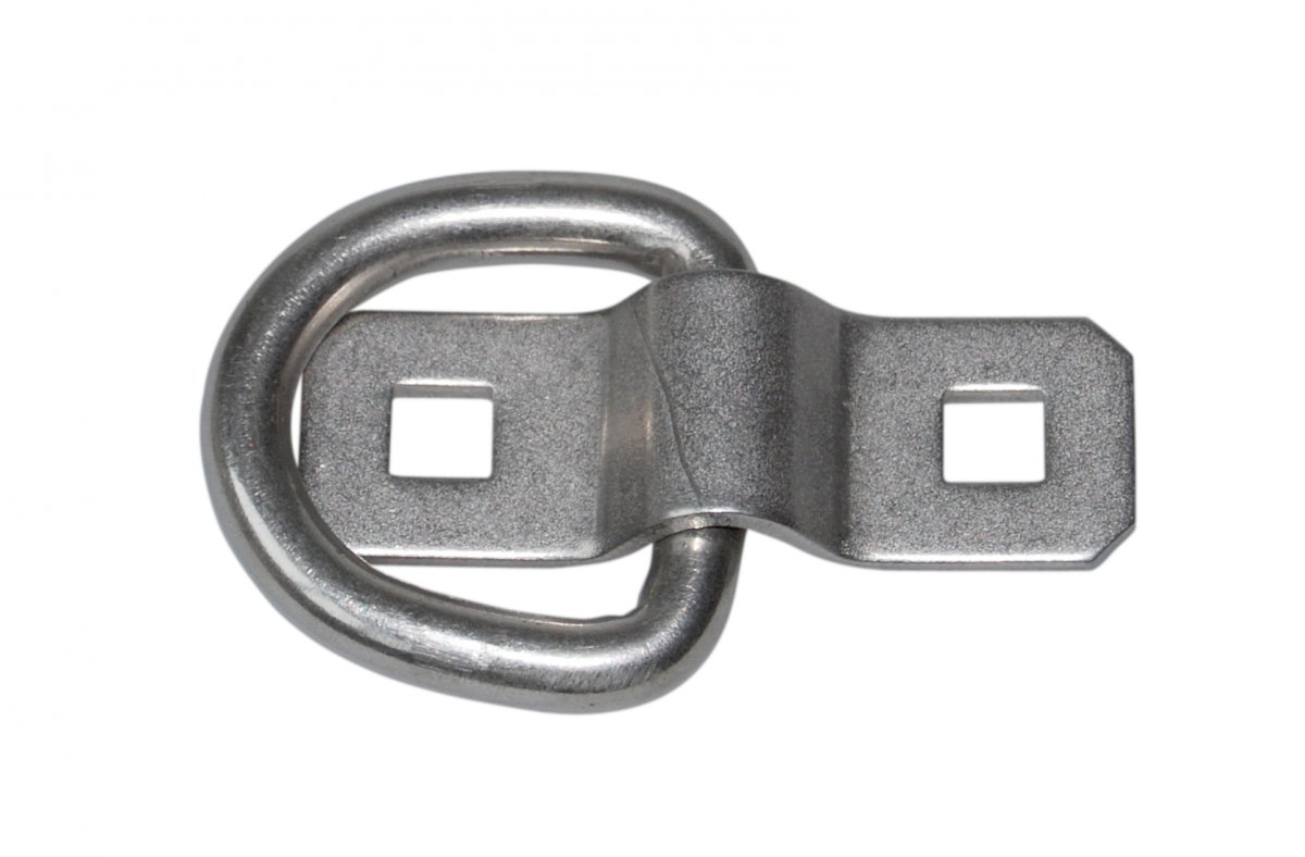 Lasche und Ring, Edelstahl, 6cm