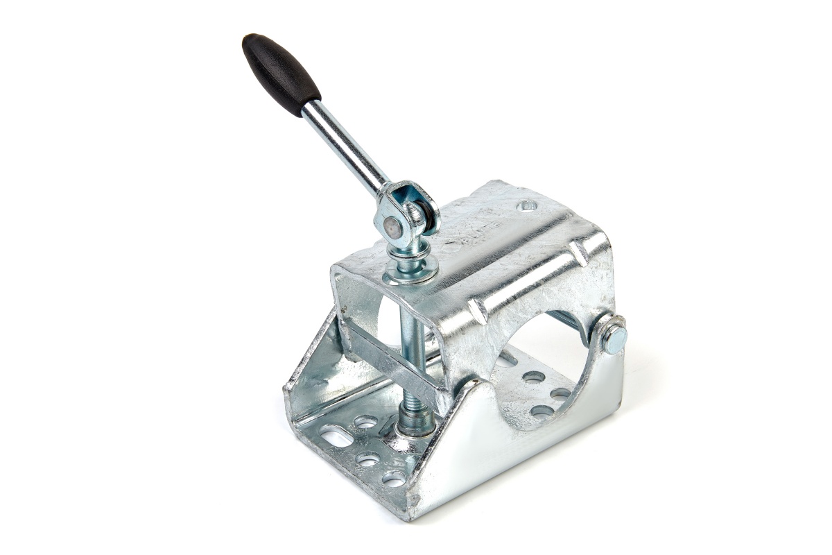 Klemmhalter, für Stützrad Ø 60 mm, mit Gelenkknebelschraube M12