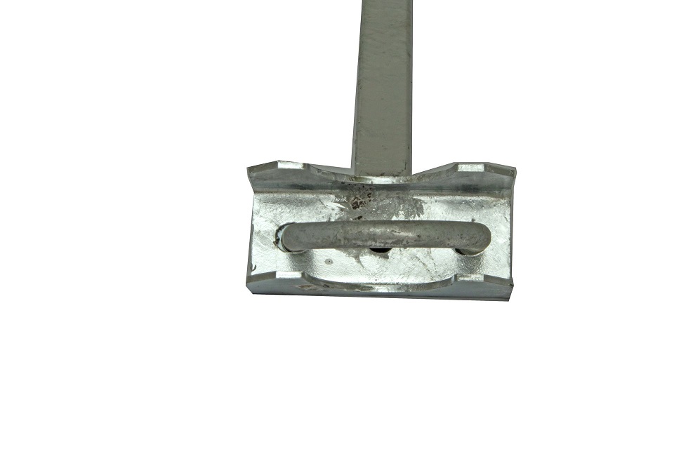 Stützradstrebe, für Ø 60 mm Stützrad, mit Klemmbock