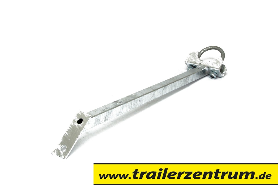 Stützradstrebe, für Ø 60 mm Stützrad, mit Klemmbock