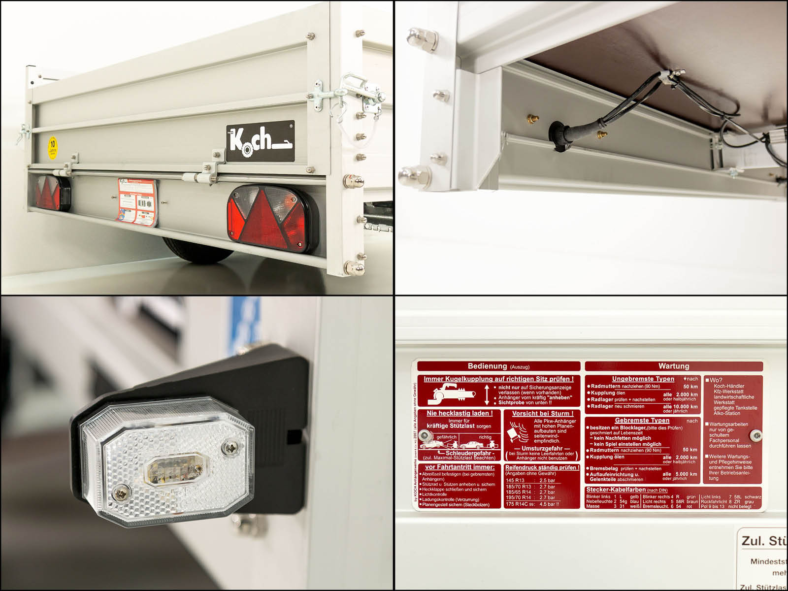 Tieflader Anhänger 300x150cm 2000kg 7.20 Hobby