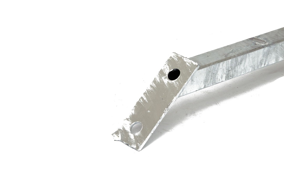 Stützradstrebe, für Ø 60 mm Stützrad, mit Klemmbock