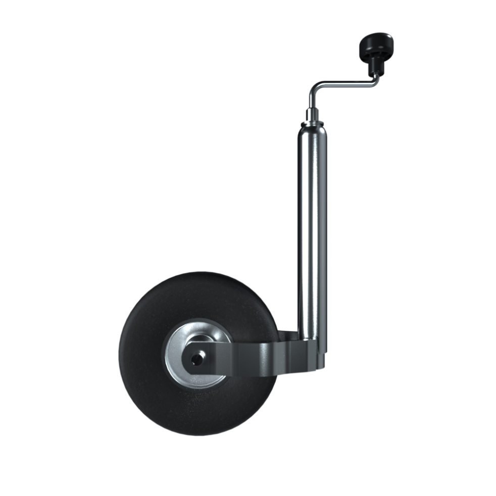 Stützrad, Ø 48 mm, 260 x 85 mm Luftrad auf Stahlfelge