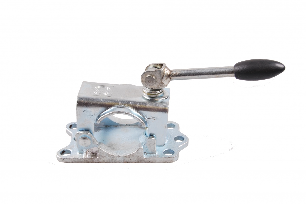 Klemmhalter, für Stützrad/Stütze Ø 48 mm, mit Gelenkknebelschraube M12